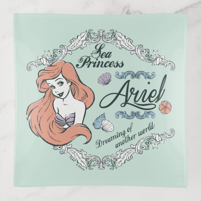 Ariel | Dreaming of Another World Trinket Tray (Front)