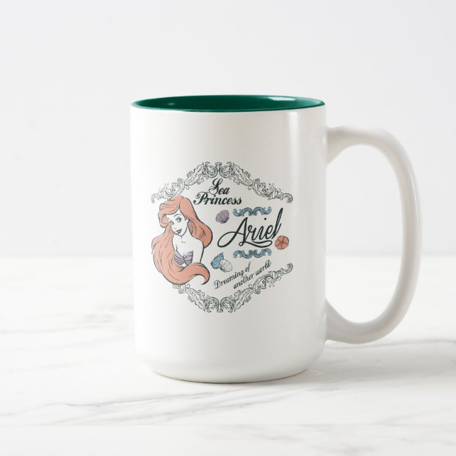Ariel | Dreaming of Another World Two-Tone Coffee Mug (Right)