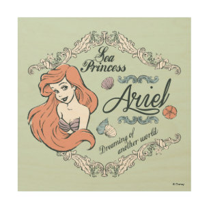 Ariel   Dreaming of Another World Wood Wall Decor