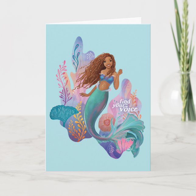 Ariel Find Your Voice Card (Front)