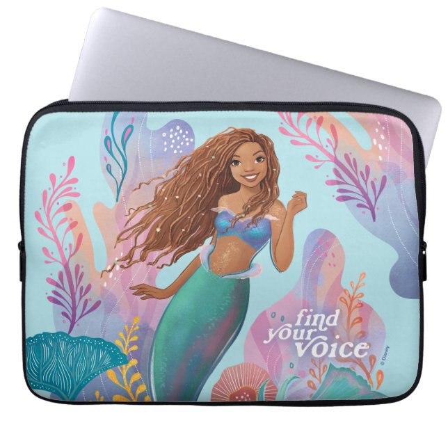 Ariel Find Your Voice Laptop Sleeve (Front)