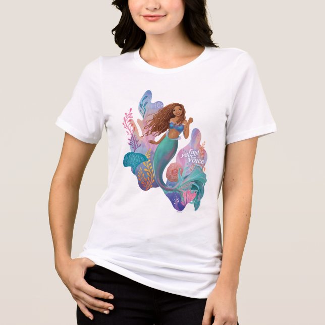 Ariel Find Your Voice Tri-Blend Shirt (Front)