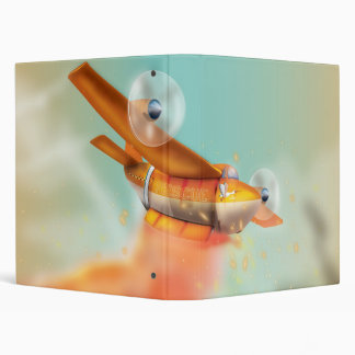 Ariel Firefighting fire plane 3 Ring Binder