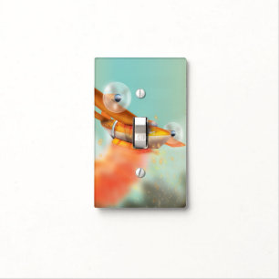 Ariel Firefighting fire plane Light Switch Cover