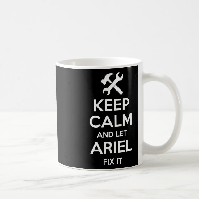 Ariel Fix Quote Funny Birthday Personalized Name G Coffee Mug (Right)