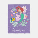 Ariel &amp; Flounder’s Undersea Shell-abration! Fleece Blanket