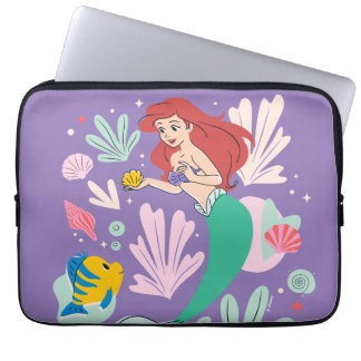 Ariel & Flounder’s Undersea Shell-abration! Laptop Sleeve