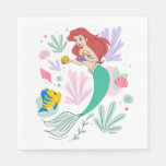 Ariel &amp; Flounder’s Undersea Shell-abration! Napkins