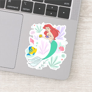 Ariel & Flounder’s Undersea Shell-abration! Sticker