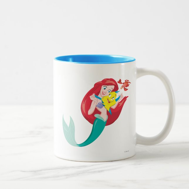 Ariel & Friends Two-Tone Coffee Mug (Right)