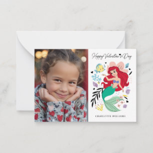 Ariel & Friends Valentine's Day Photo Note Card