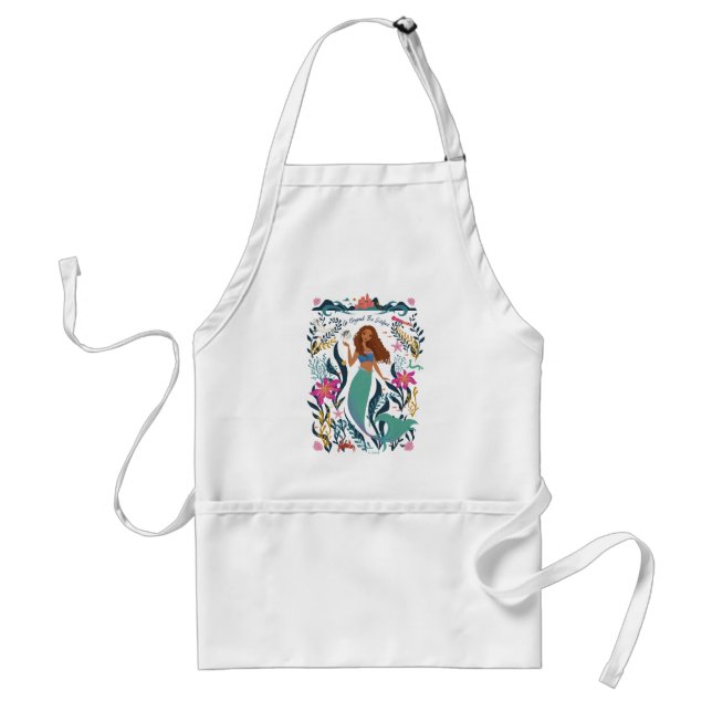 Ariel Go Beyond the Surface Adult Apron (Front)