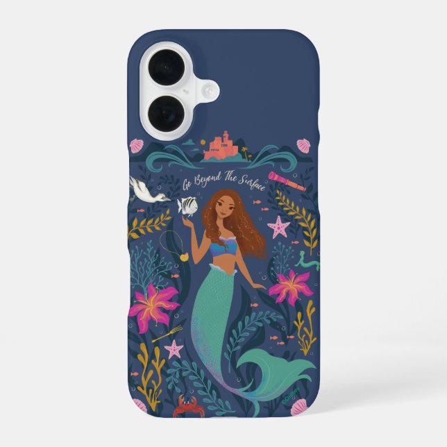 Ariel Go Beyond the Surface Iphone Case (Back)