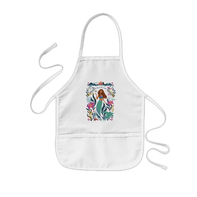Ariel Go Beyond the Surface Kids' Apron (Front)