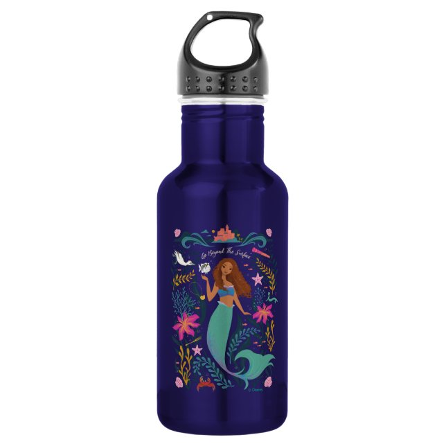 Ariel Go Beyond the Surface Stainless Steel Water Bottle (Front)