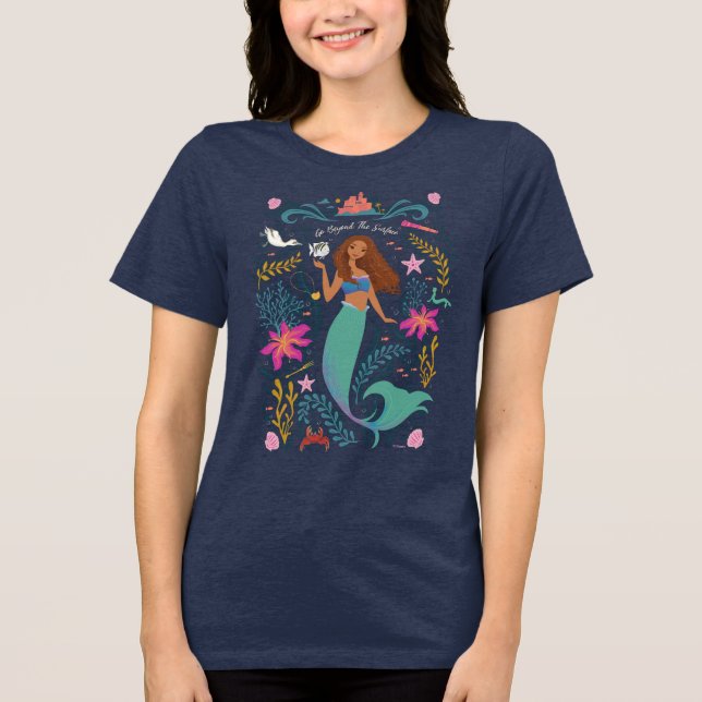 Ariel Go Beyond the Surface Tri-Blend Shirt (Front)