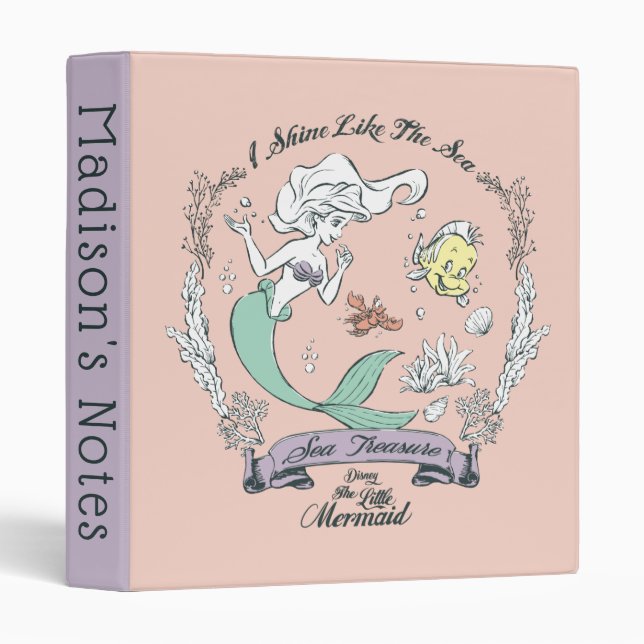 Ariel | I Shine Like the Sea Binder (Front/Spine)