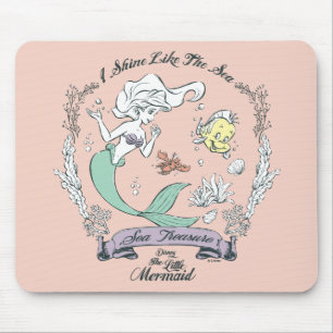 Ariel I Shine Like the Sea Mouse Pad