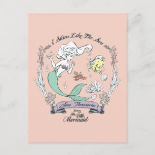 Ariel I Shine Like the Sea Postcard