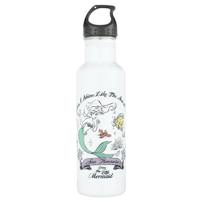 Ariel | I Shine Like the Sea Water Bottle (Front)