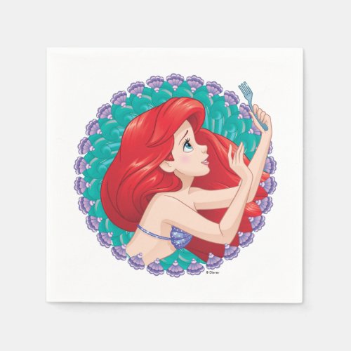 Ariel in Seashell Frame Napkins