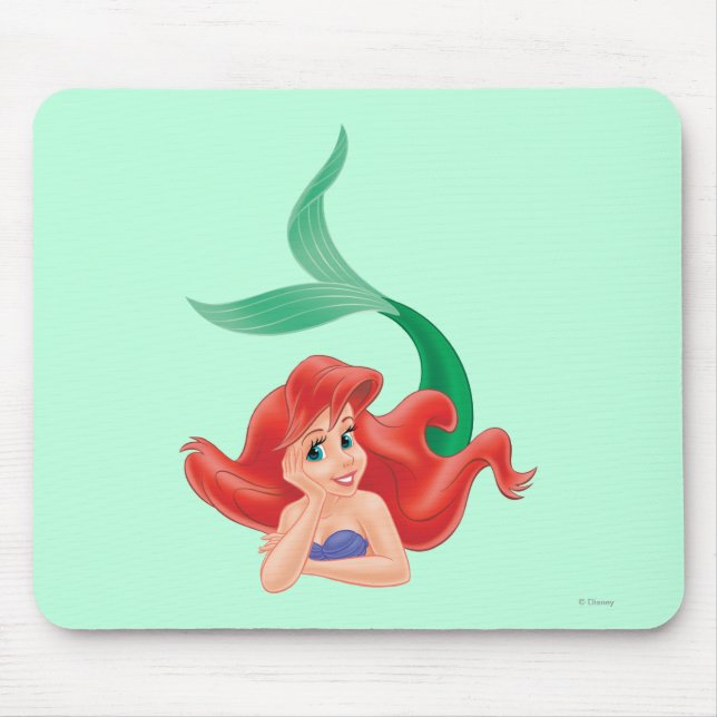 Ariel Laying Down Mouse Pad (Front)