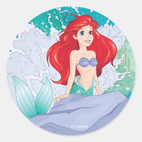 Ariel  Lets Do This Classic Round Sticker