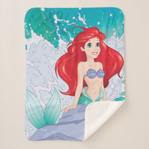 Ariel  Lets Do This Sherpa Blanket