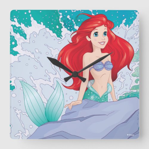Ariel  Lets Do This Square Wall Clock