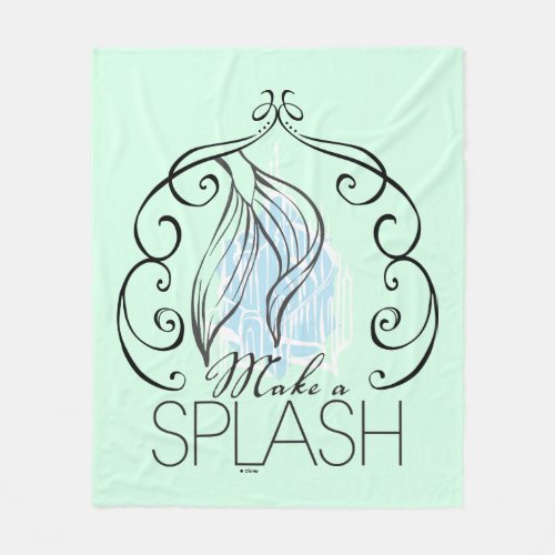 Ariel  Make A Splash Fleece Blanket