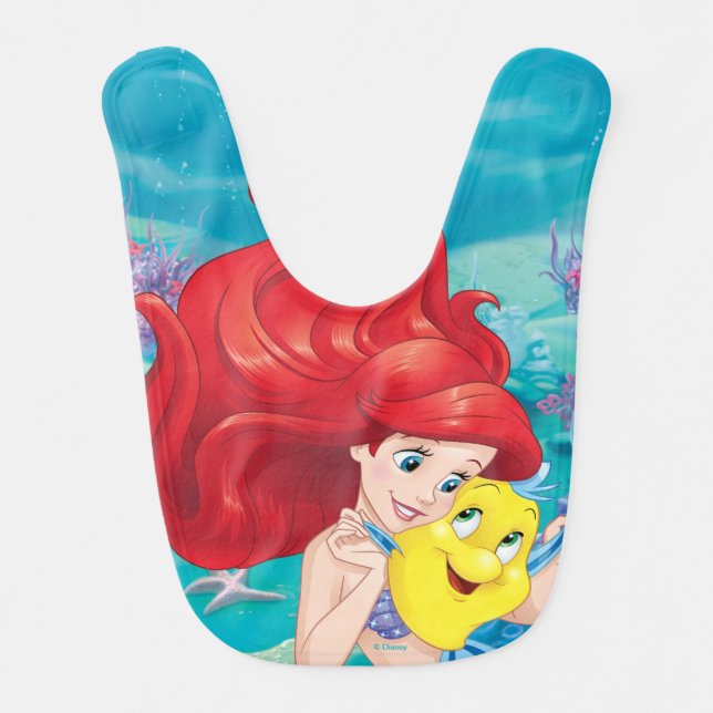 Ariel | Make Time For Buddies Baby Bib (Front)