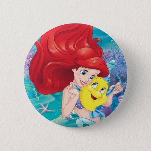 Ariel  Make Time For Buddies Button