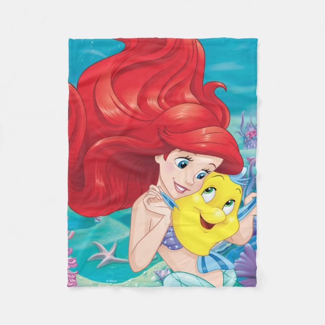 Ariel | Make Time For Buddies Fleece Blanket (Front)
