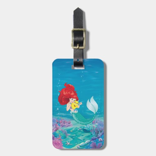 Ariel  Make Time For Buddies Luggage Tag