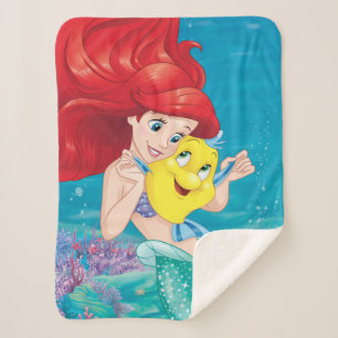 Ariel Make Time For Buddies Sherpa Blanket
