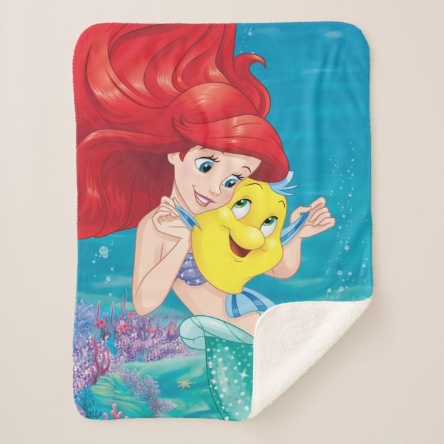Ariel | Make Time For Buddies Sherpa Blanket (Front)