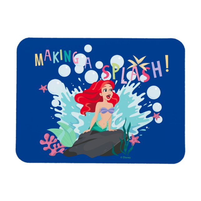Ariel | Making A Splash! Magnet (Horizontal)