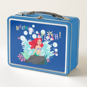 Ariel Making A Splash! Metal Lunch Box