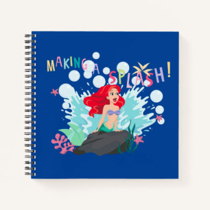 Ariel Making A Splash! Notebook