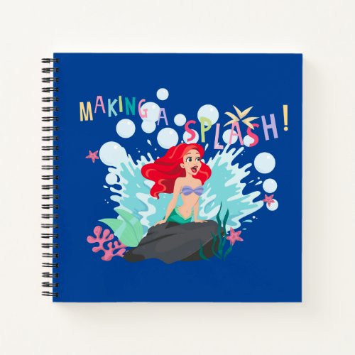 Ariel  Making A Splash Notebook