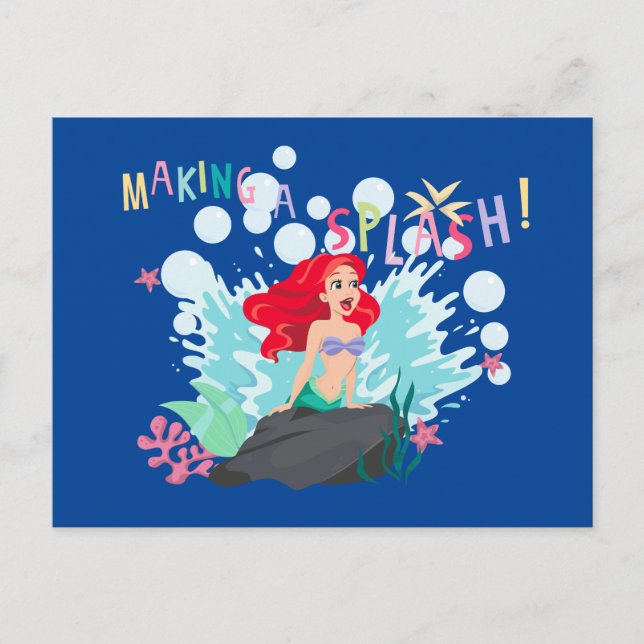Ariel | Making A Splash! Postcard (Front)