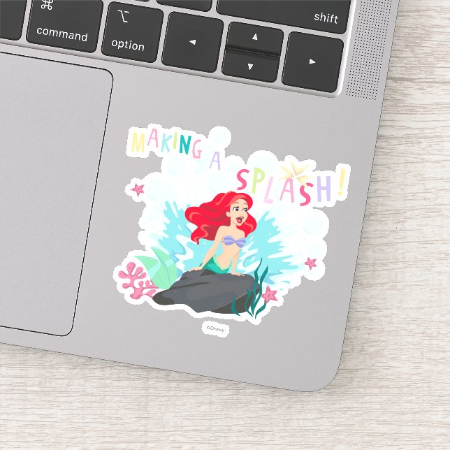 Ariel | Making A Splash! Sticker (Detail)
