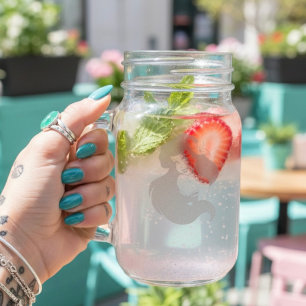 Ariel Mason Jar W/ Handle