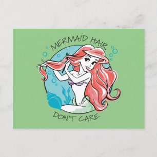 Ariel "Mermaid Hair Don't Care" Postcard