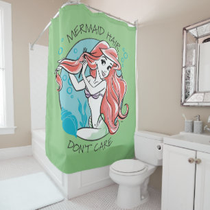 Ariel "Mermaid Hair Don't Care" Shower Curtain