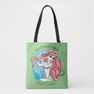 Ariel "Mermaid Hair Don't Care" Tote Bag