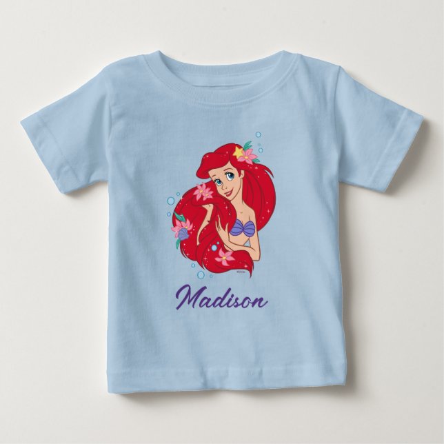 Ariel Ocean Beauty Bloom Baby T-Shirt (Front)