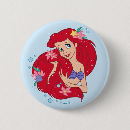 Ariel Ocean Beauty Bloom Button