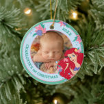 Ariel Ocean Beauty Bloom Ceramic Ornament