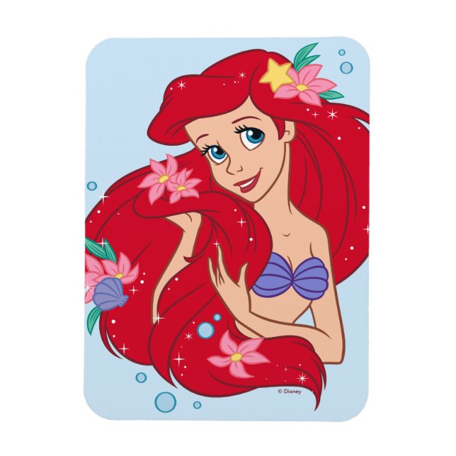 Ariel Ocean Beauty Bloom Magnet (Vertical)